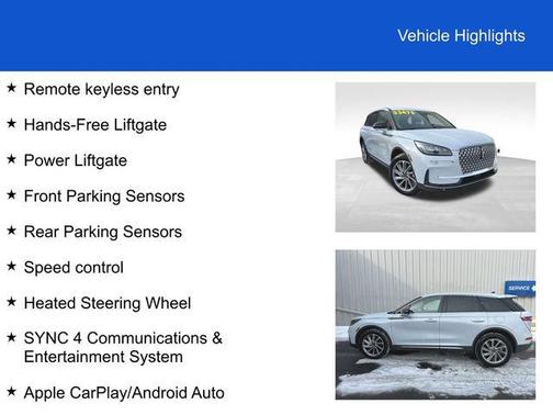 2025 Lincoln Corsair Premiere