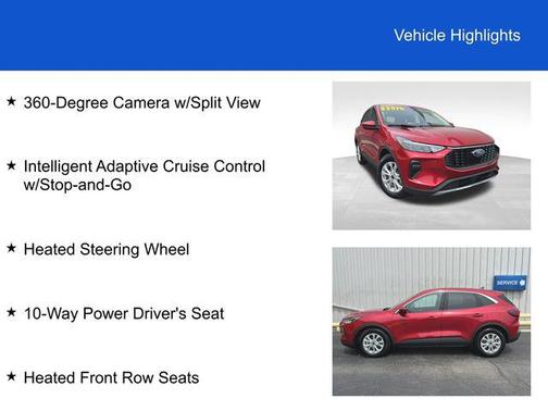 Red Metallic 2023 Ford Escape Active