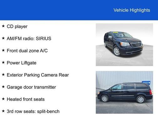 Blackberry Pearlcoat 2011 Chrysler Town & Country Touring-L