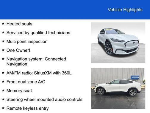 Star White 2023 Ford Mustang Mach-E Premium
