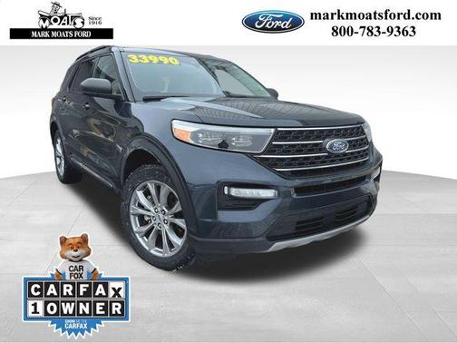 Blue Metallic 2023 Ford Explorer XLT