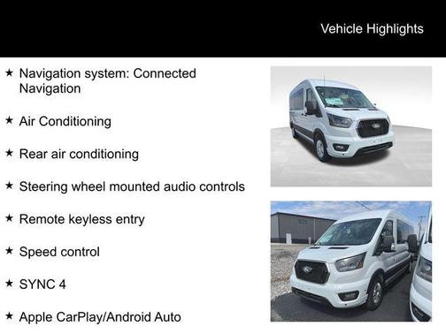 Oxford White 2026 Ford Transit-350 XLT