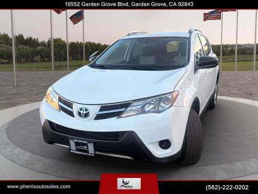 Super White 2015 Toyota RAV4 LE
