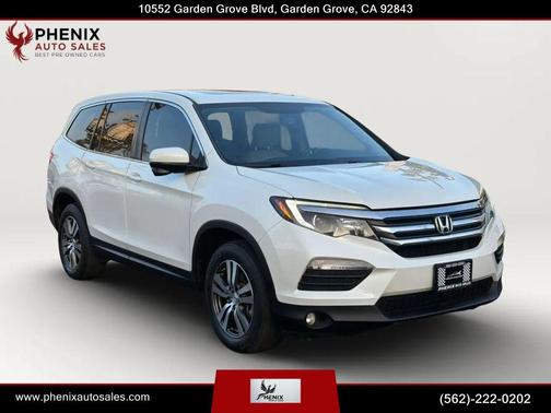 White Diamond Pearl 2016 Honda Pilot EX-L