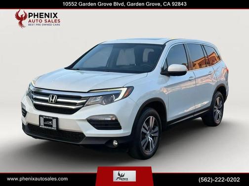 White Diamond Pearl 2016 Honda Pilot EX-L