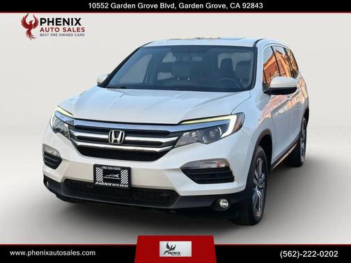 White Diamond Pearl 2016 Honda Pilot EX-L