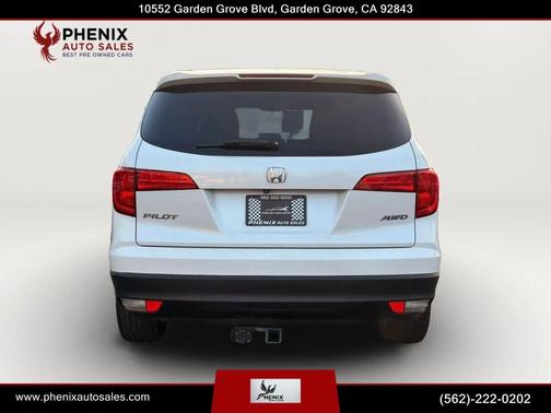 White Diamond Pearl 2016 Honda Pilot EX-L