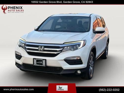 White Diamond Pearl 2016 Honda Pilot EX-L