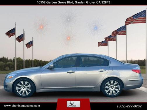 Platinum Metallic 2010 Hyundai Genesis 3.8