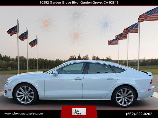 White 2014 Audi A7 3.0 TDI Premium Plus