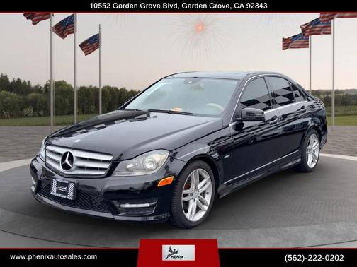 Black 2012 Mercedes-Benz C-Class C 250 Sport