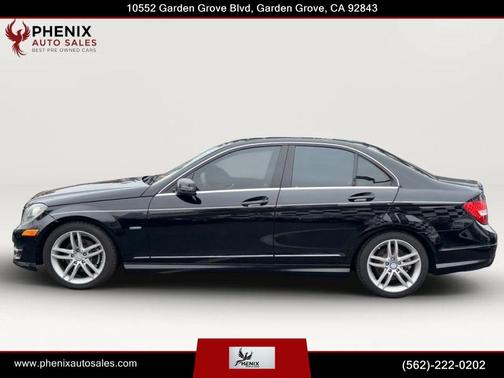 Black 2012 Mercedes-Benz C-Class C 250 Sport