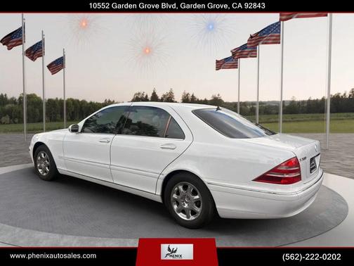 Glacier White 2000 Mercedes-Benz S-Class S 500 Sedan 4D
