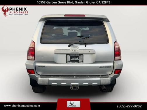 Silver 2003 Toyota 4Runner Sport