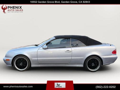Brilliant Silver Metallic 2002 Mercedes-Benz CLK-Class 320 Cabriolet