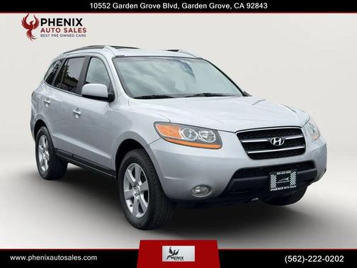 Silver 2009 Hyundai SANTA FE Limited