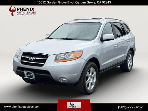 Silver 2009 Hyundai SANTA FE Limited