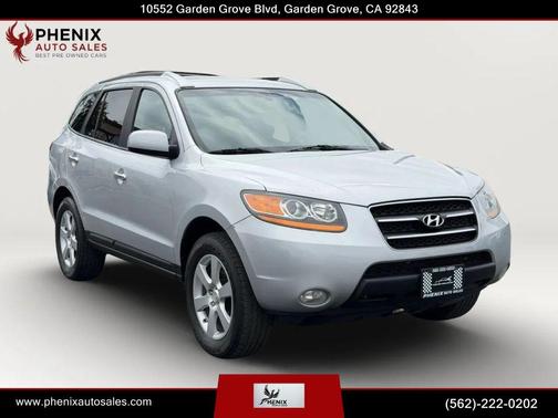 Silver 2009 Hyundai SANTA FE Limited