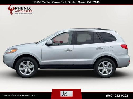 Silver 2009 Hyundai SANTA FE Limited