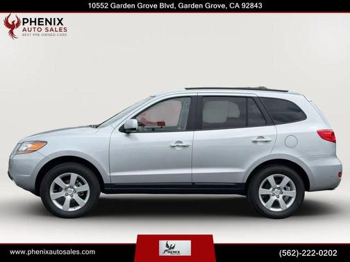 Silver 2009 Hyundai SANTA FE Limited