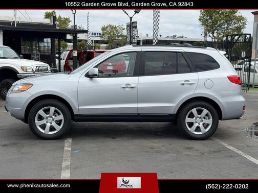 Silver 2009 Hyundai SANTA FE Limited