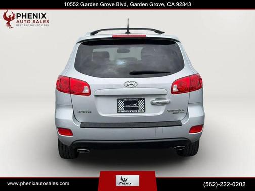 Silver 2009 Hyundai SANTA FE Limited