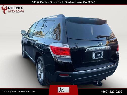Black 2011 Toyota Highlander Limited