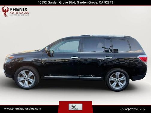Black 2011 Toyota Highlander Limited