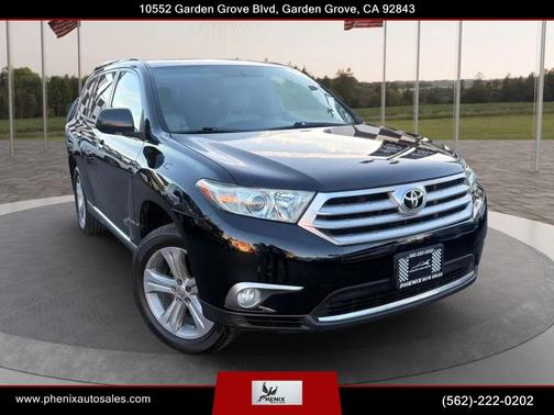 Black 2011 Toyota Highlander Limited