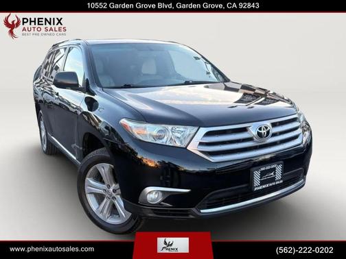 Black 2011 Toyota Highlander Limited