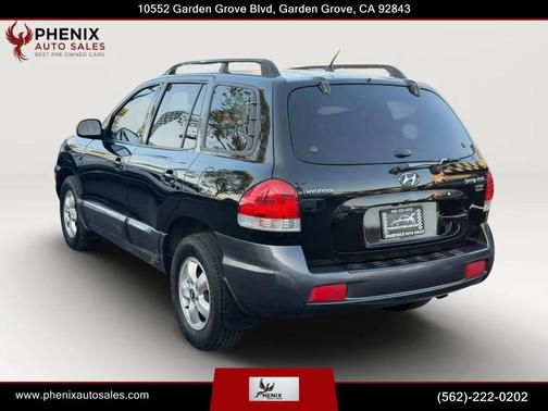Black Obsidian/Cool Gray Cladding 2006 Hyundai SANTA FE GLS