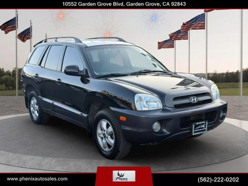 Black Obsidian/Cool Gray Cladding 2006 Hyundai SANTA FE GLS