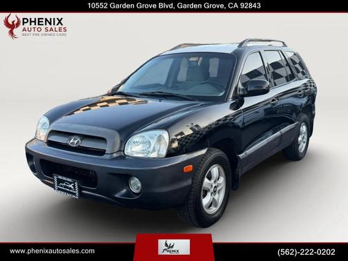 Black Obsidian/Cool Gray Cladding 2006 Hyundai SANTA FE GLS