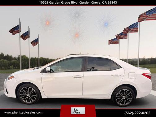 Super White 2014 Toyota Corolla L