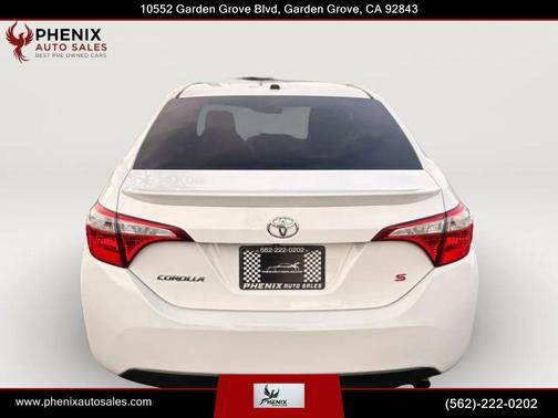 Super White 2014 Toyota Corolla L