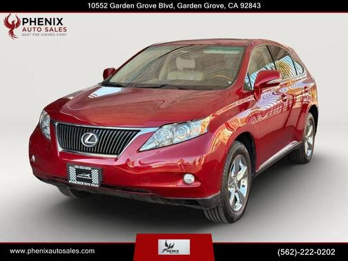 Matador Red Mica 2010 Lexus RX 350 Base