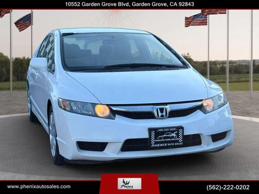 Taffeta White 2009 Honda Civic LX