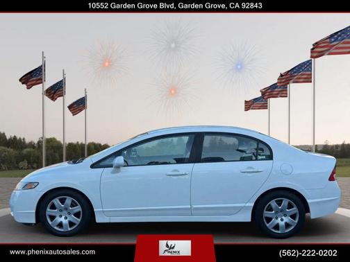 Taffeta White 2009 Honda Civic LX