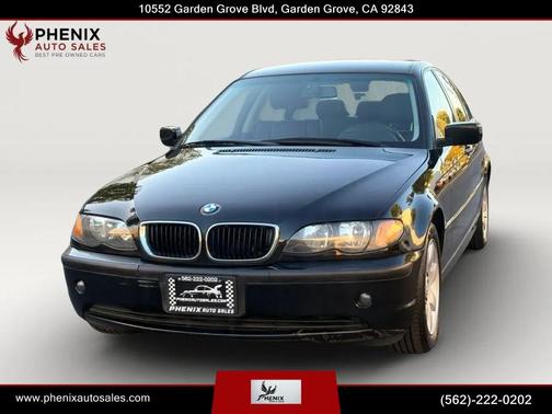 Black 2003 BMW 325 325i Sedan 4D