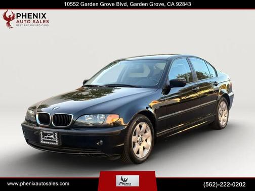 Black 2003 BMW 325 325i Sedan 4D