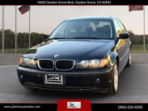 Black 2003 BMW 325 325i Sedan 4D