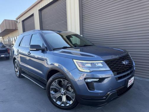Blue Metallic 2018 Ford Explorer Sport