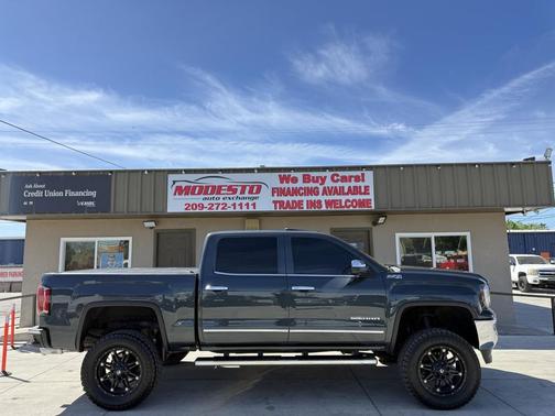Stone Blue Metallic 2017 GMC Sierra 1500 SLT
