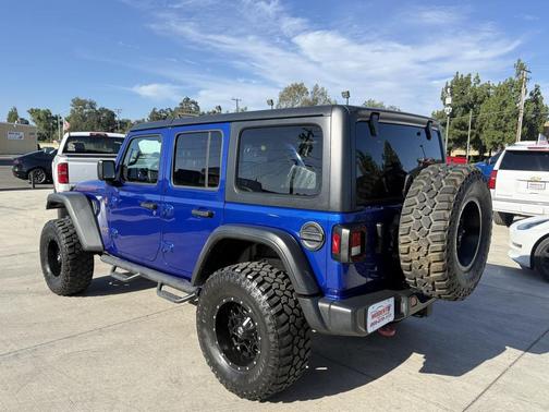 Blue 2018 Jeep Wrangler Rubicon