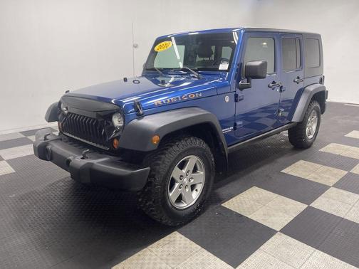 Deep Water Blue Pearlcoat 2010 Jeep Wrangler Unlimited Rubicon