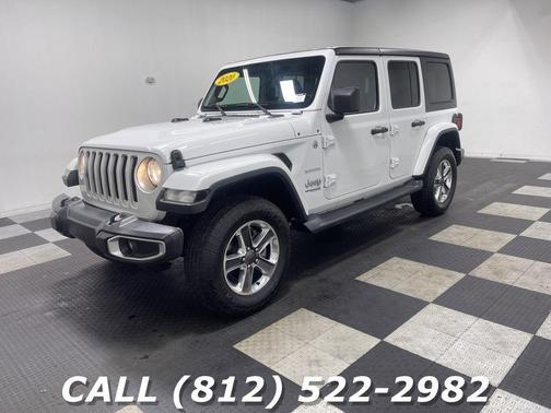 Bright White Clearcoat 2020 Jeep Wrangler Unlimited Sahara