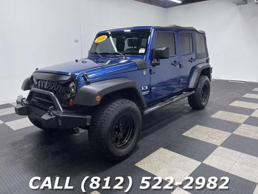 Deep Water Blue Pearlcoat 2009 Jeep Wrangler Unlimited X