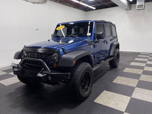 Deep Water Blue Pearlcoat 2009 Jeep Wrangler Unlimited X