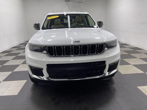 Bright White Clearcoat 2021 Jeep Grand Cherokee L Limited