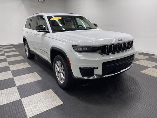 Bright White Clearcoat 2021 Jeep Grand Cherokee L Limited